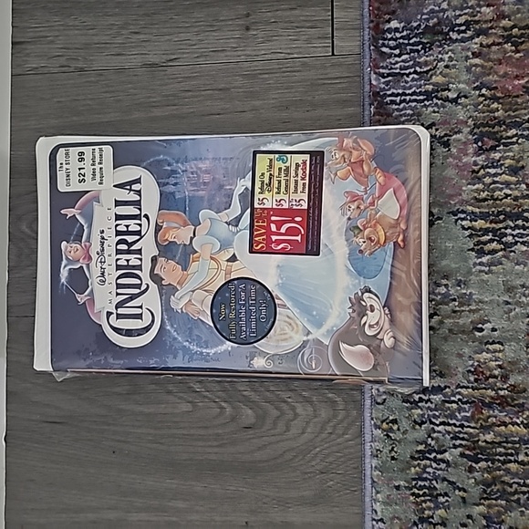 VHS Tape- Masterpiece Cinderella Fully Restored Limited Edition New Sealed - Picture 1 of 5